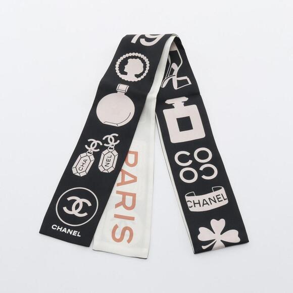 CHANEL Black Scarf - Picture 1 of 4